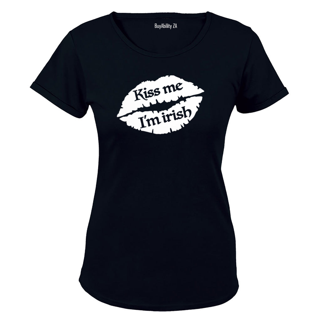 Kiss Me, I'm Irish! - Ladies - T-Shirt