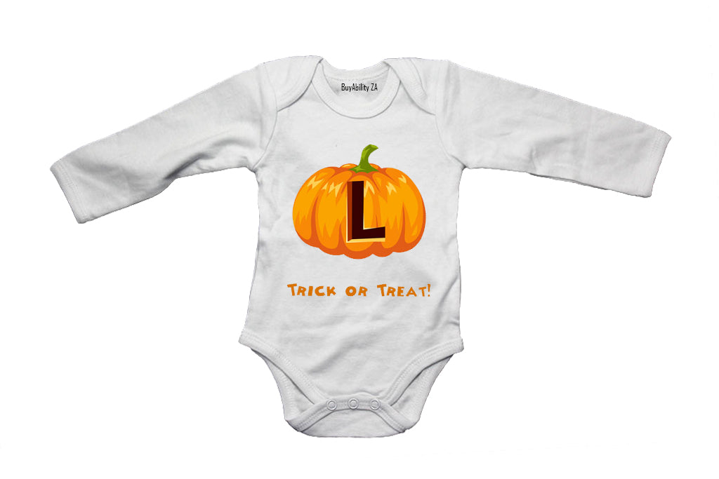 L - Halloween Pumpkin - Baby Grow