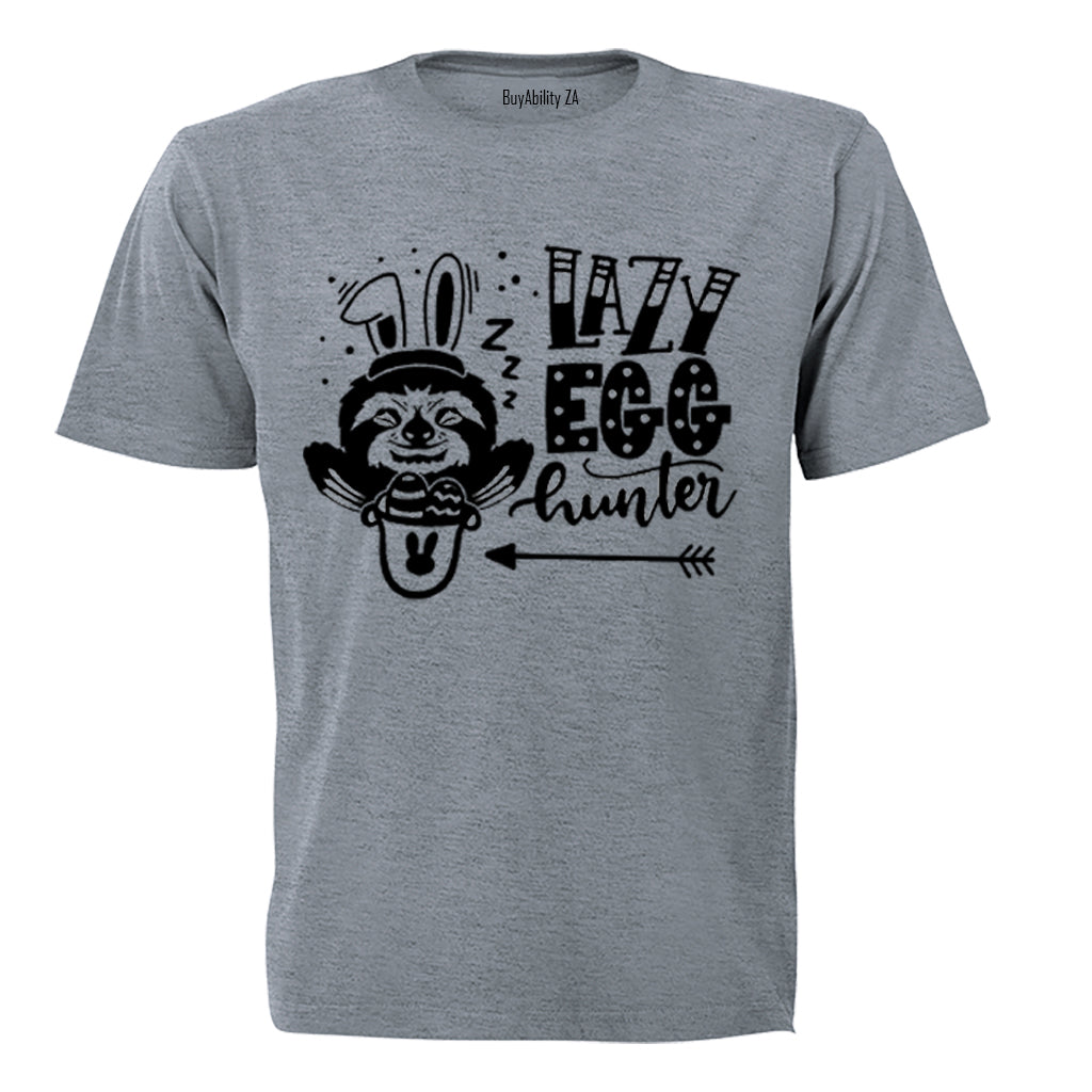 Lazy Egg Hunter - Easter - Kids T-Shirt - BuyAbility