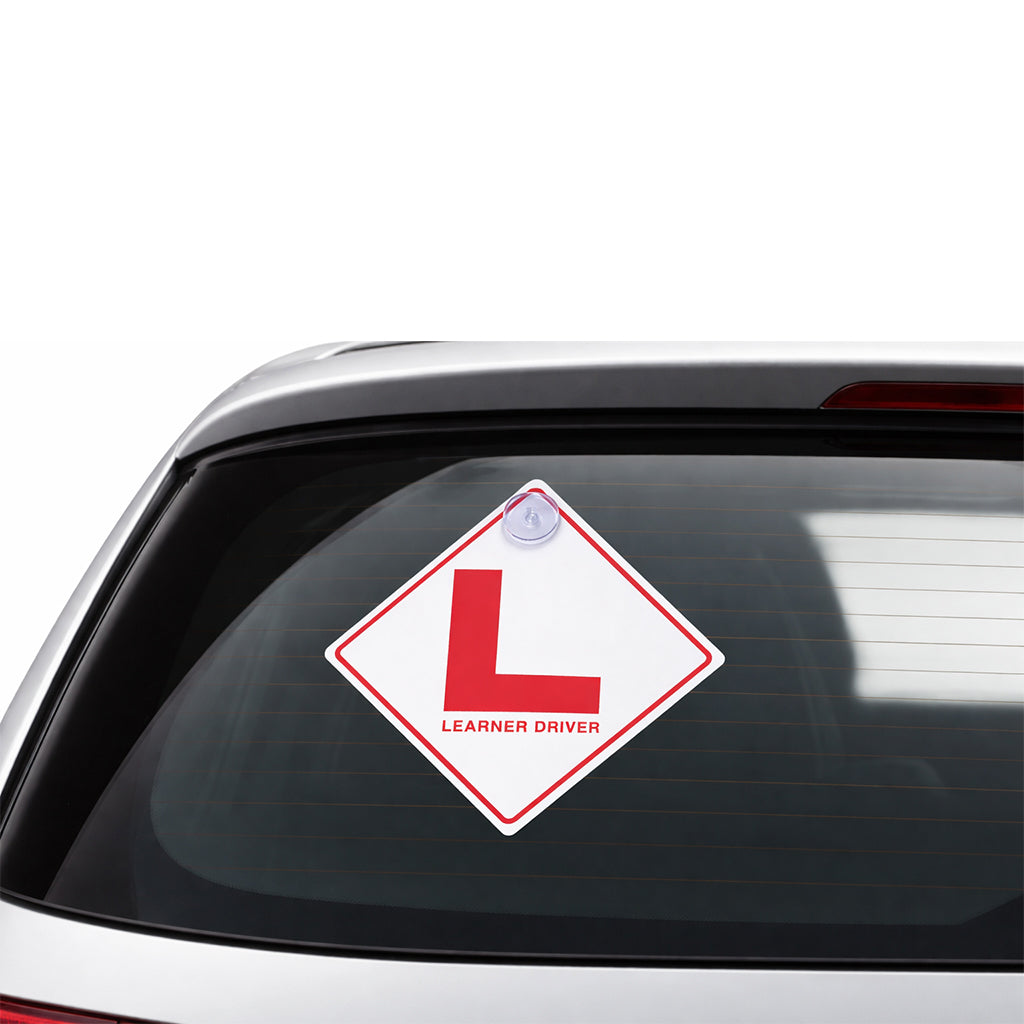 Learner Driver Car Sign with Suction Cup - BuyAbility