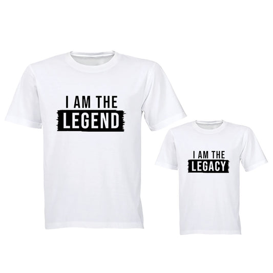 Legend and Legacy - Family Tees - Dad | Young Child