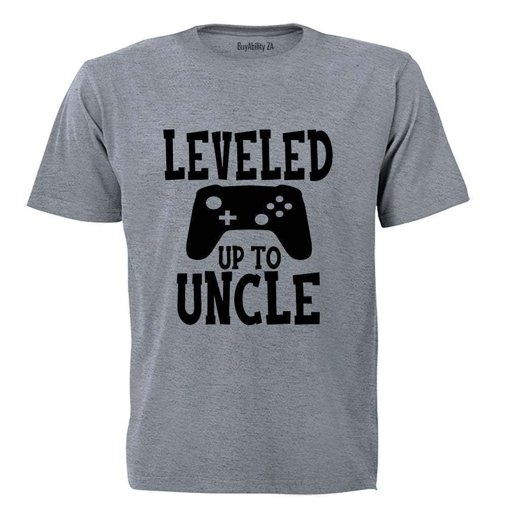 Leveled Up To Uncle - Adults - T-Shirt