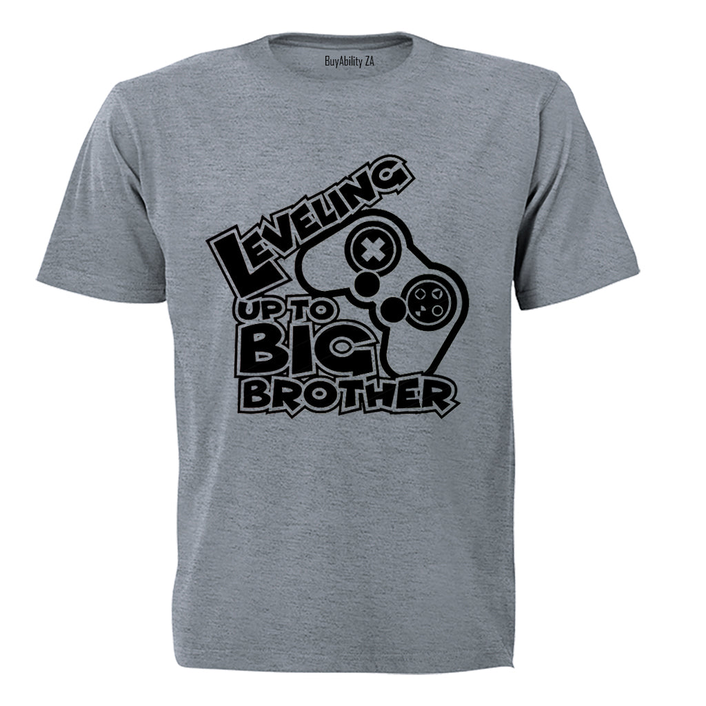 Leveling Up To Big Brother - Kids T-Shirt