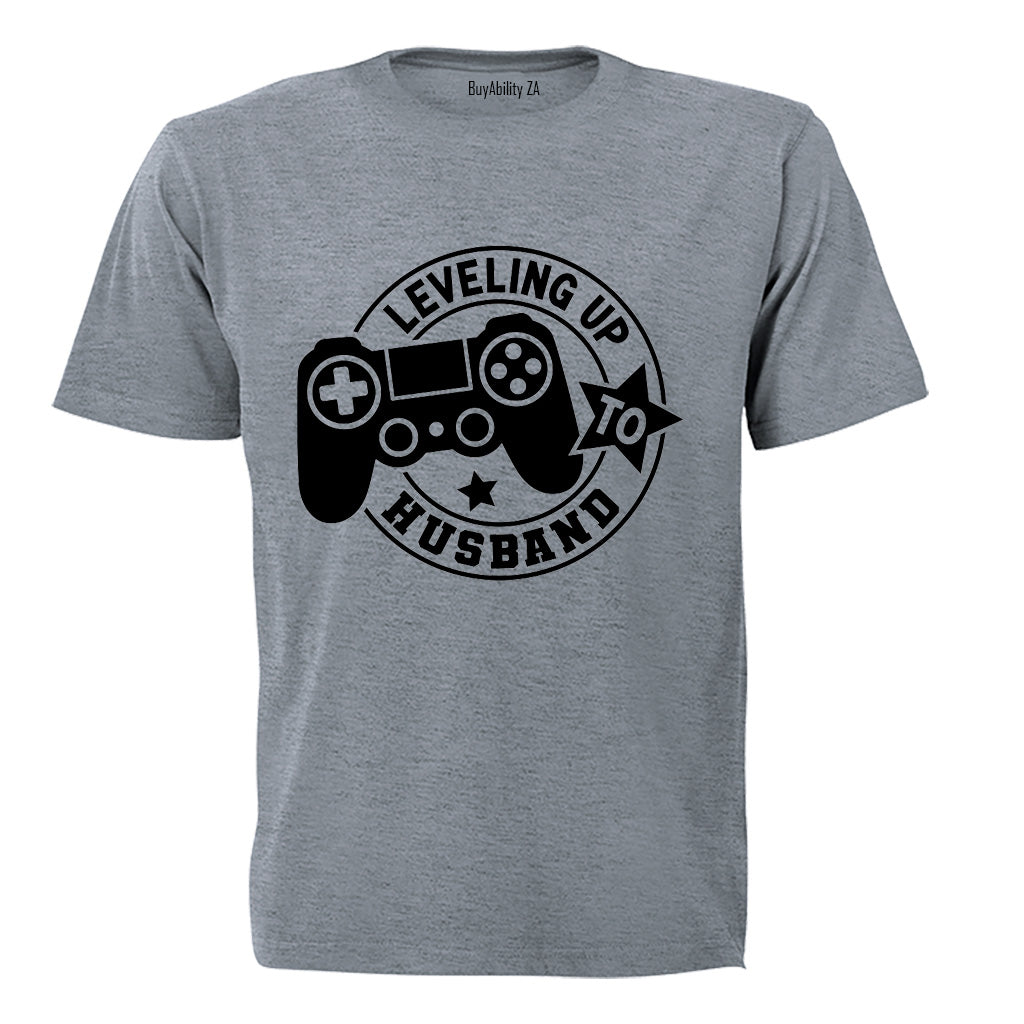 Leveling Up To Husband - Adults - T-Shirt