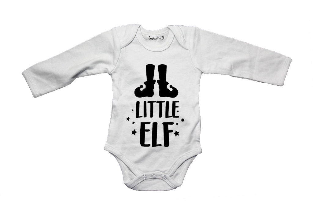 Little Elf - Stars - Christmas - Baby Grow