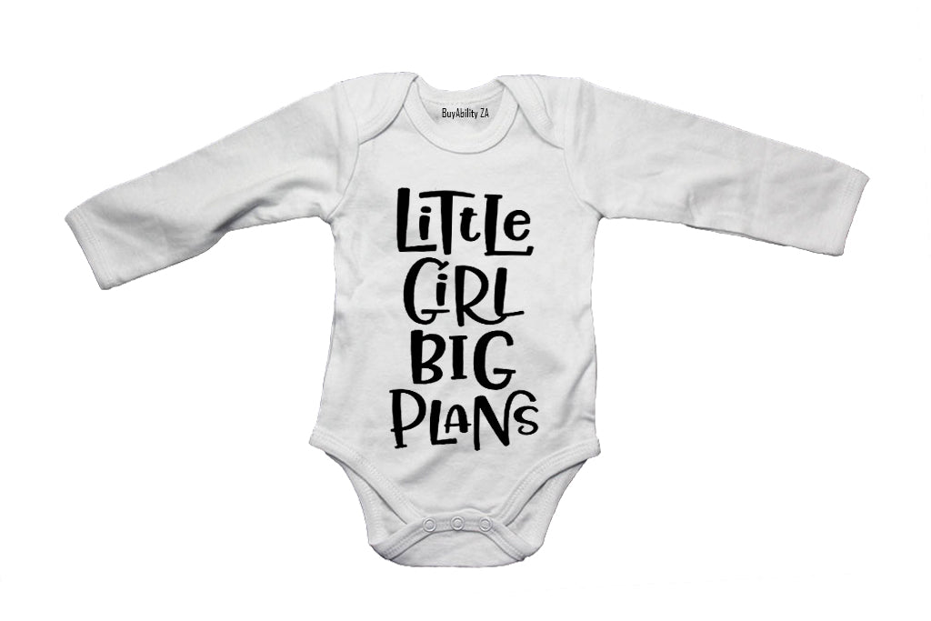 Little Girl - Big Plans - Baby Grow