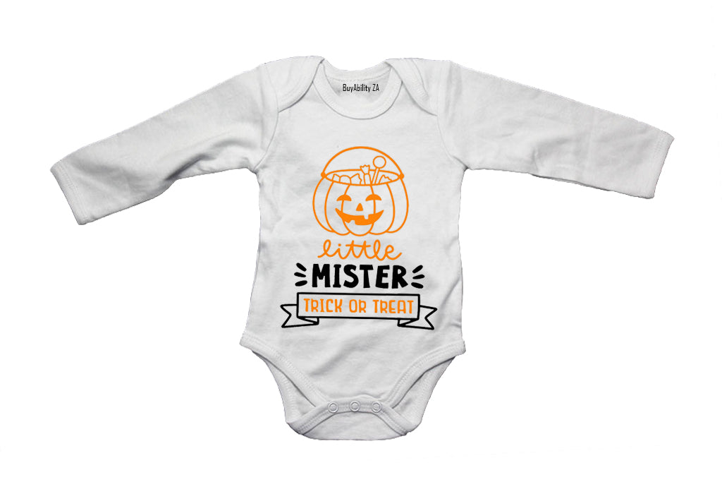 Little MISTER Trick or Treat - Halloween - Baby Grow