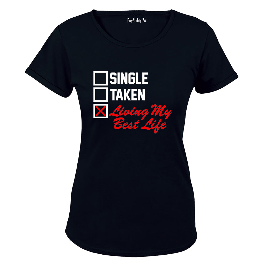 Living My Best Life - Valentine - Ladies - T-Shirt