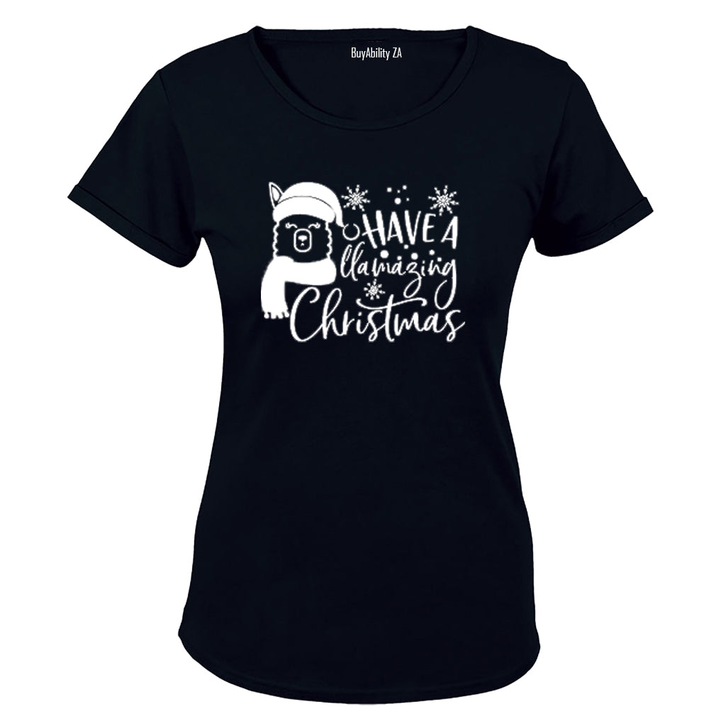 Llamazing Christmas - Ladies - T-Shirt