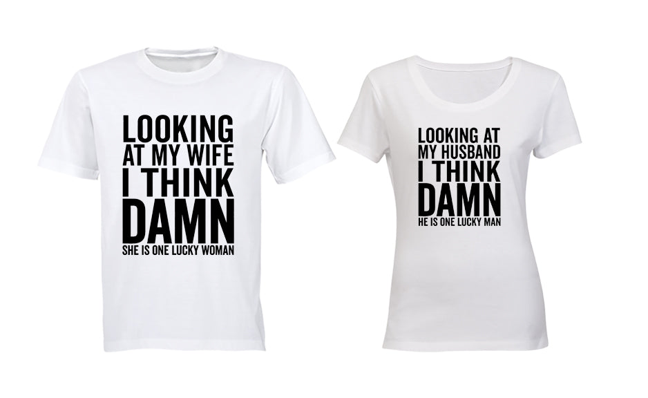 Looking At - Married - Couples Tees