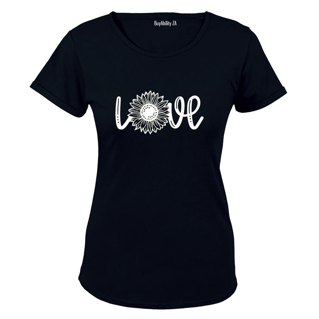 Love - Sunflower - Ladies - T-Shirt