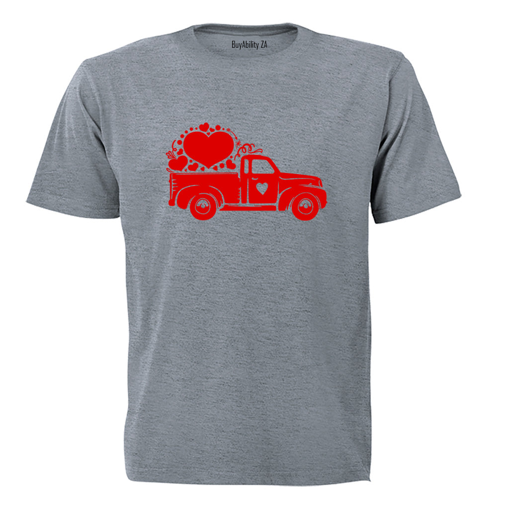 Love Truck - Valentine - Kids T-Shirt