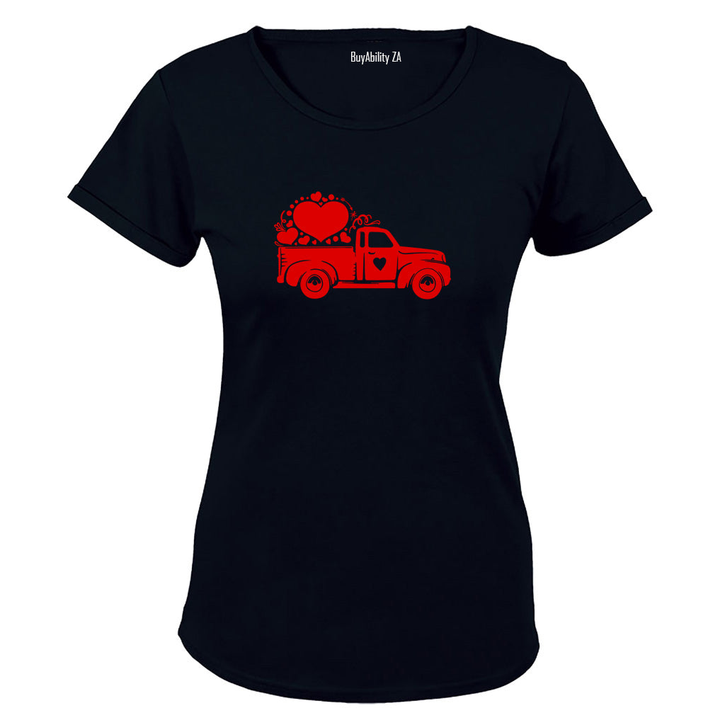 Love Truck - Valentine - Ladies - T-Shirt
