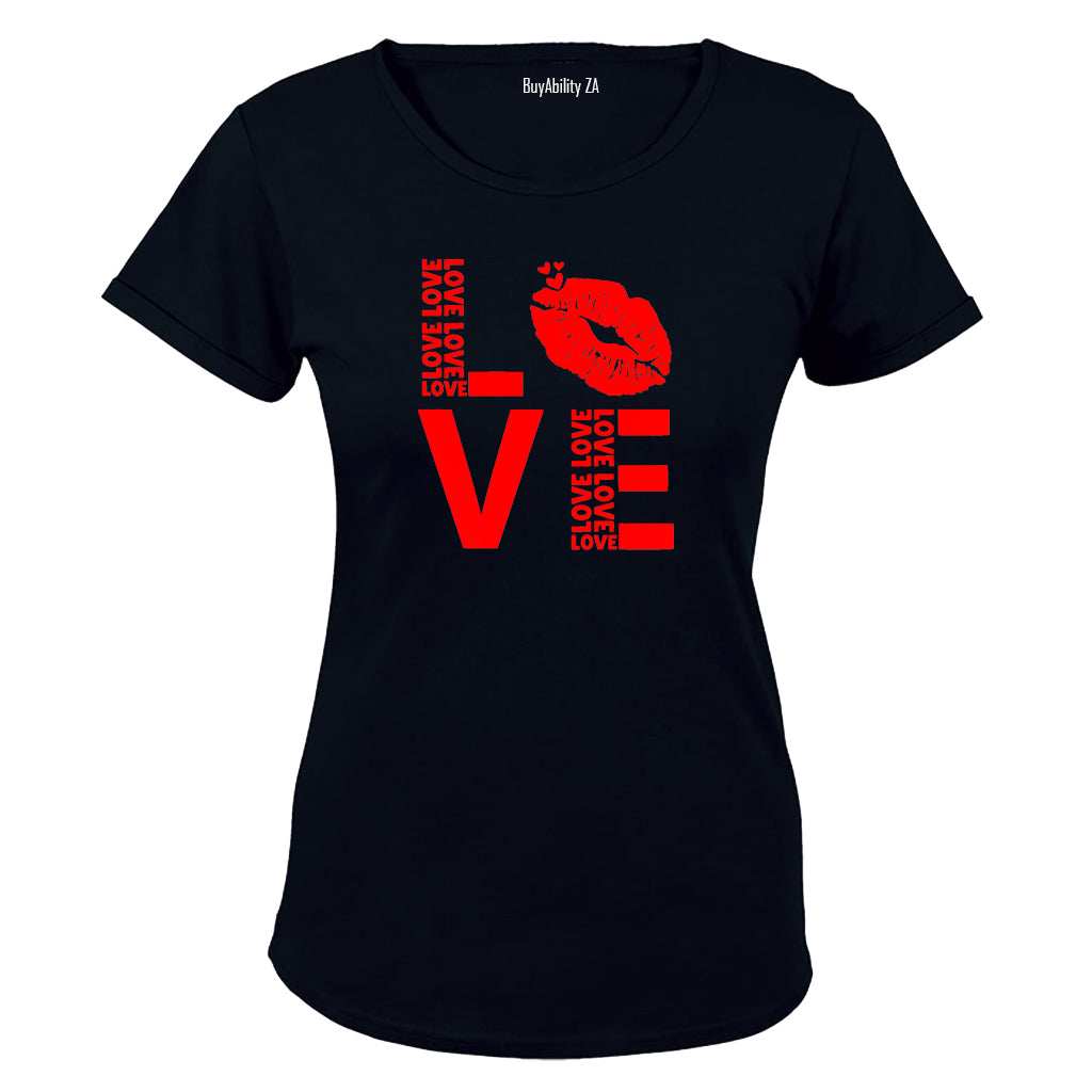 Love Valentine Lips - Ladies - T-Shirt - BuyAbility South Africa
