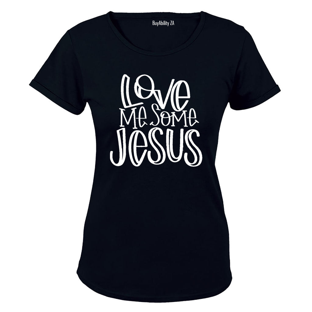 Love Me Some Jesus - Christmas Inspired - Ladies - T-Shirt