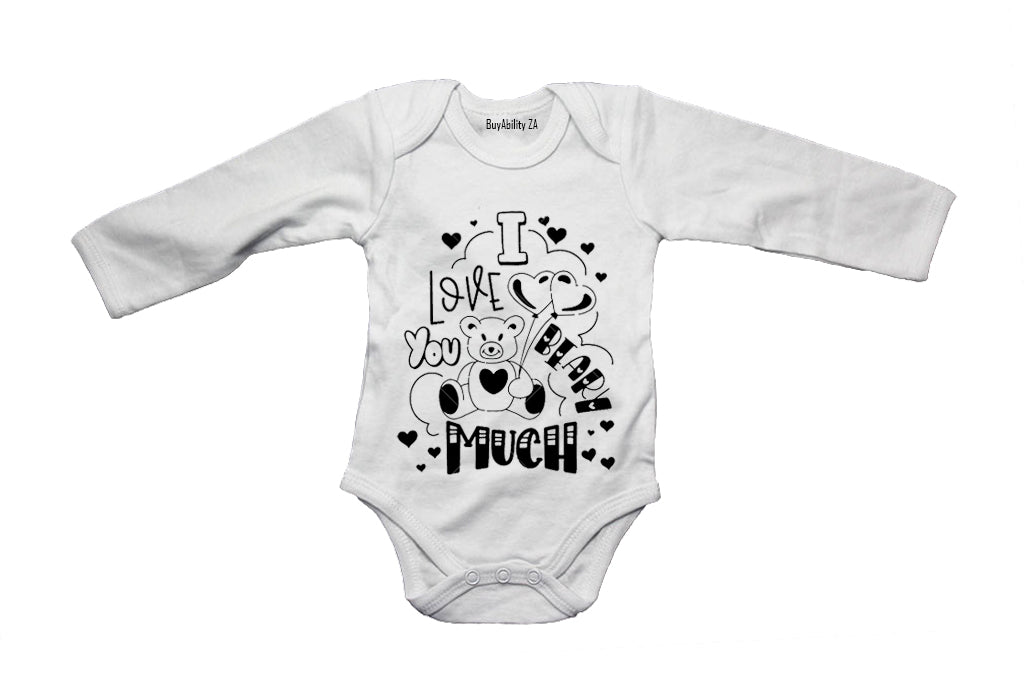 Love You Beary Much - Valentine - Baby Grow