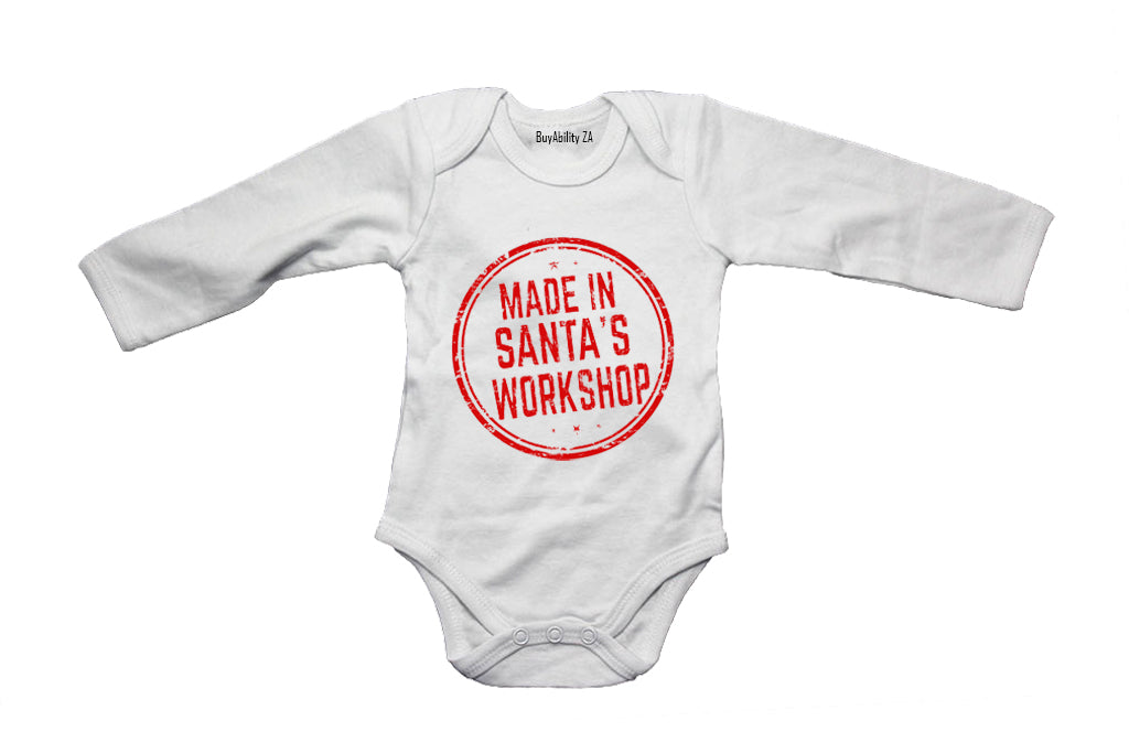 Made in Santa's Workshop - Christmas - Baby Grow