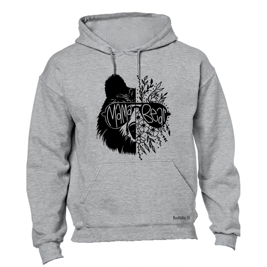 Mama Bear - Floral - Hoodie