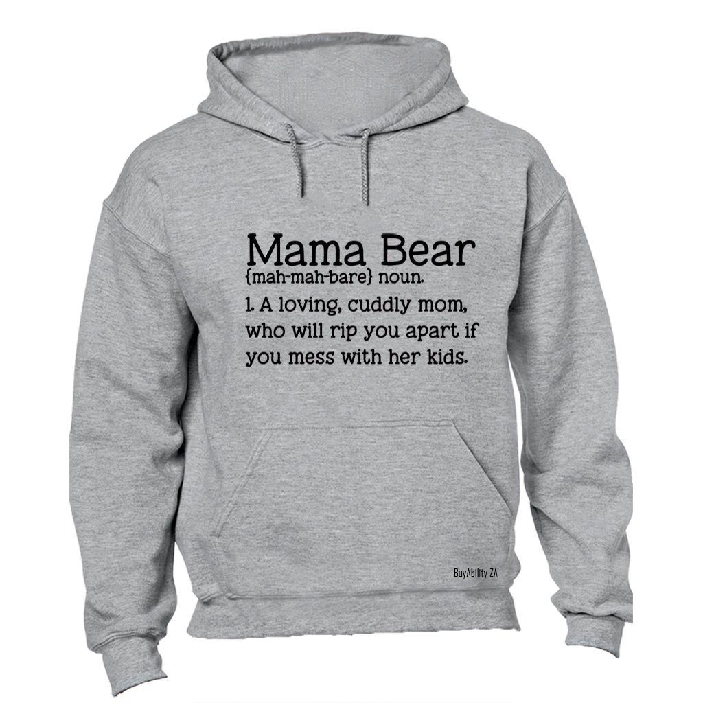 Mama Bear Definition - Hoodie - BuyAbility South Africa