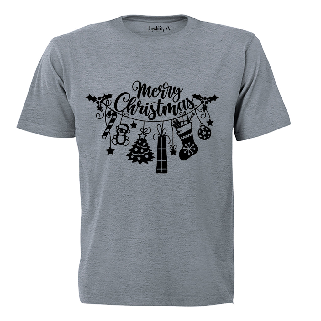Merry Christmas - Decoration - Adults - T-Shirt