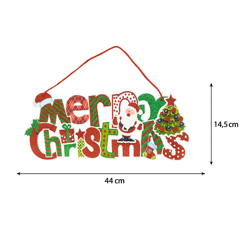 "Merry Christmas" Hanging Sign