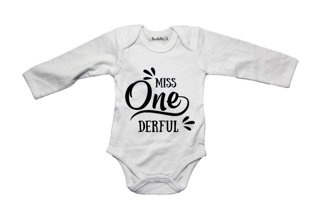 Miss ONE-derful! - Baby Grow
