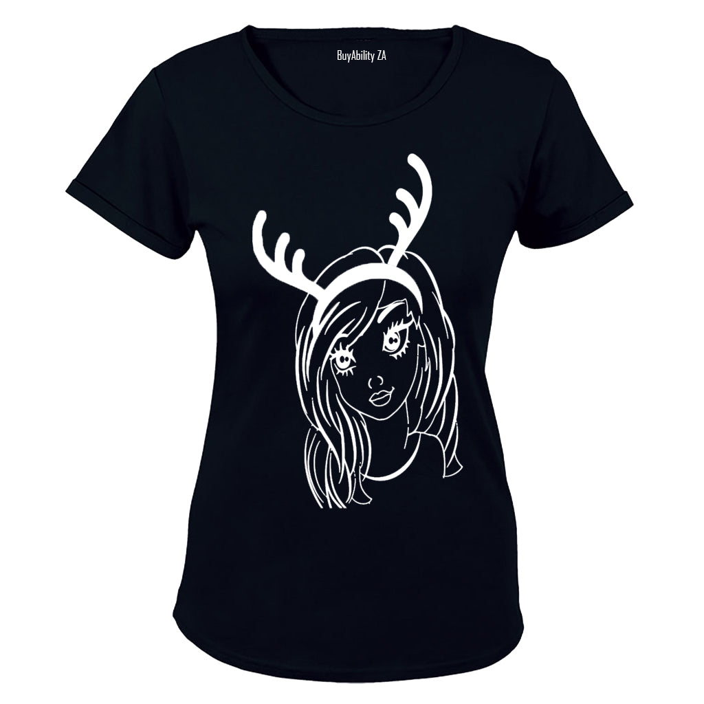 Miss Reindeer - Ladies - T-Shirt