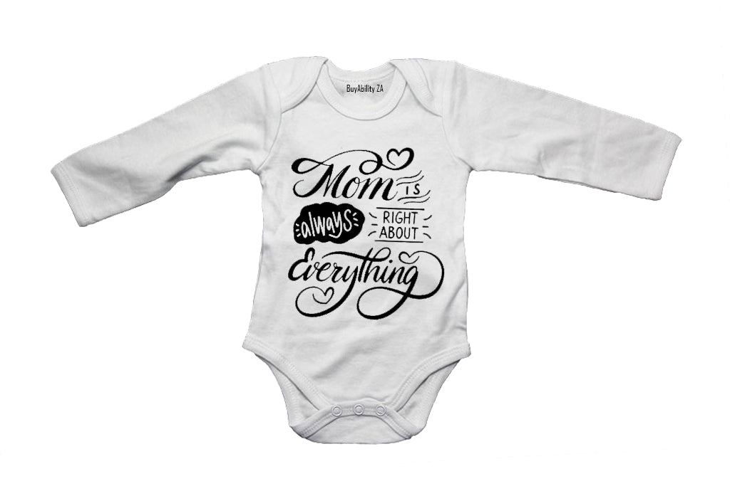 Mom is Always Right - Baby Grow