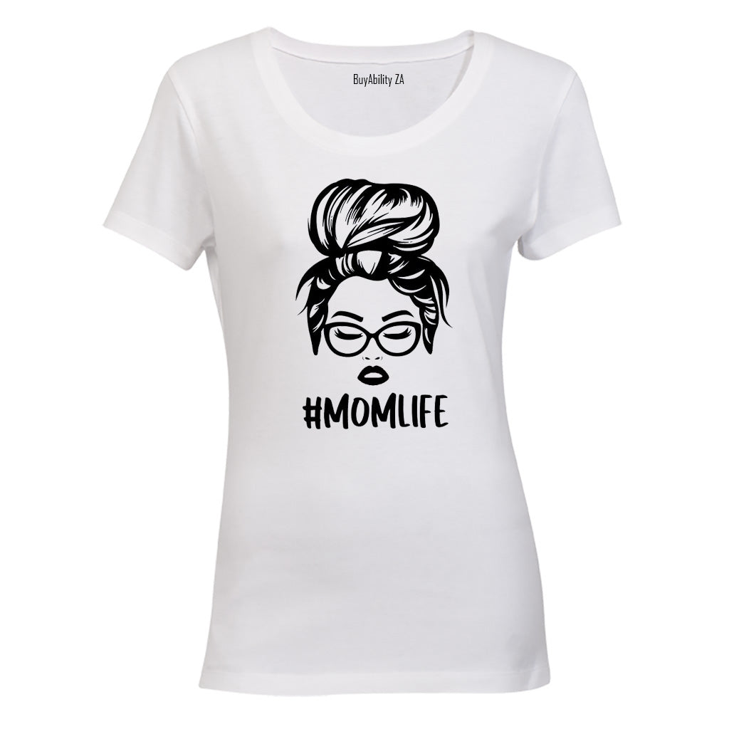 Momlife Messy Bun - Ladies - T-Shirt