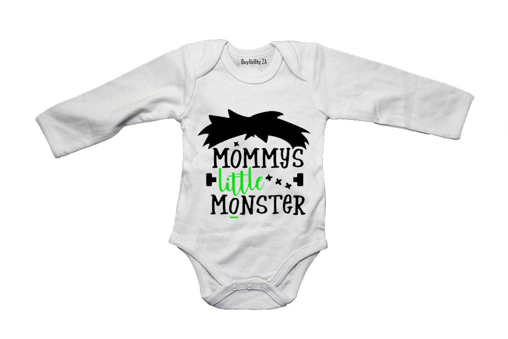 Mommy's Little Monster - Halloween Frankenstein - Baby Grow