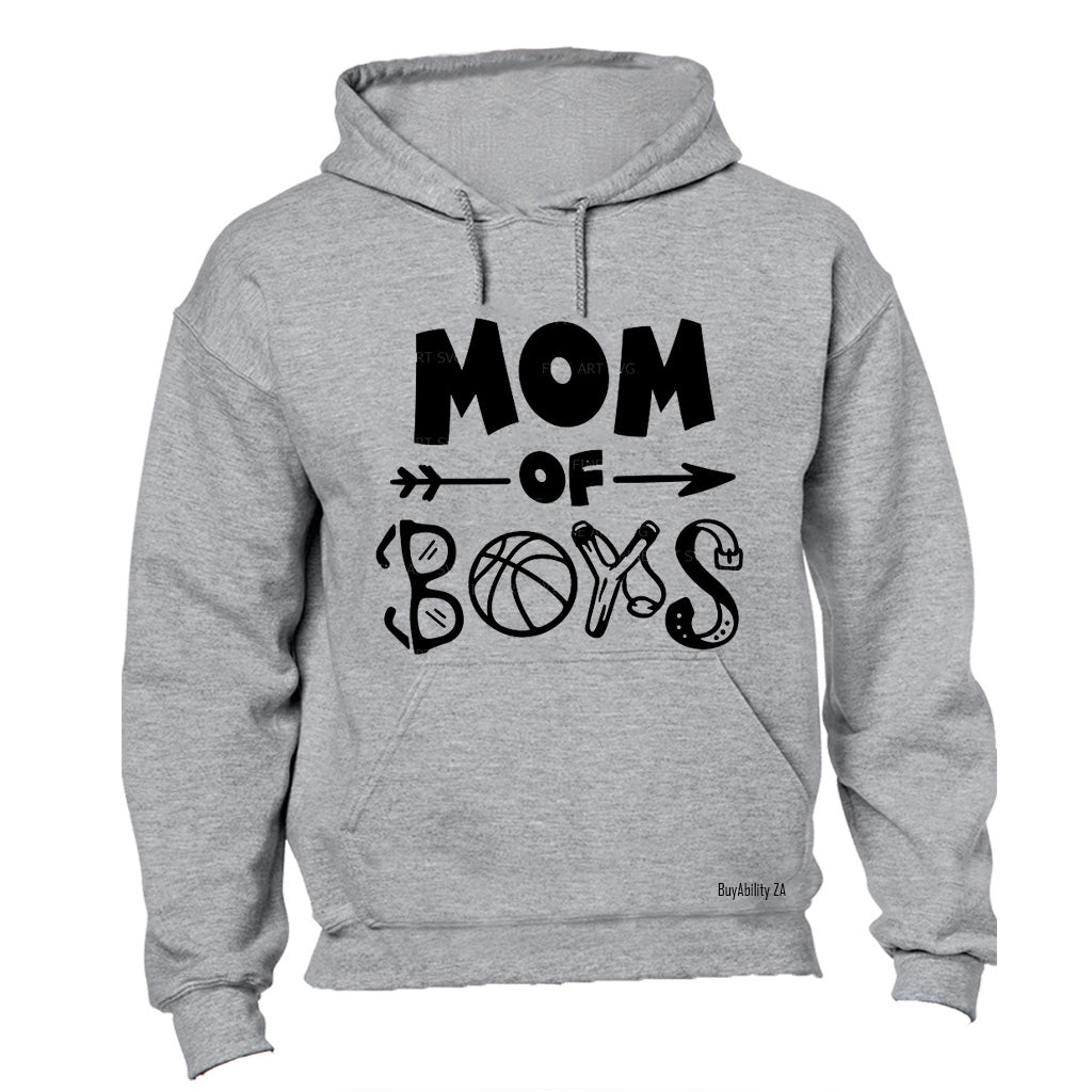 Mom of Boys - Boy Things - Hoodie