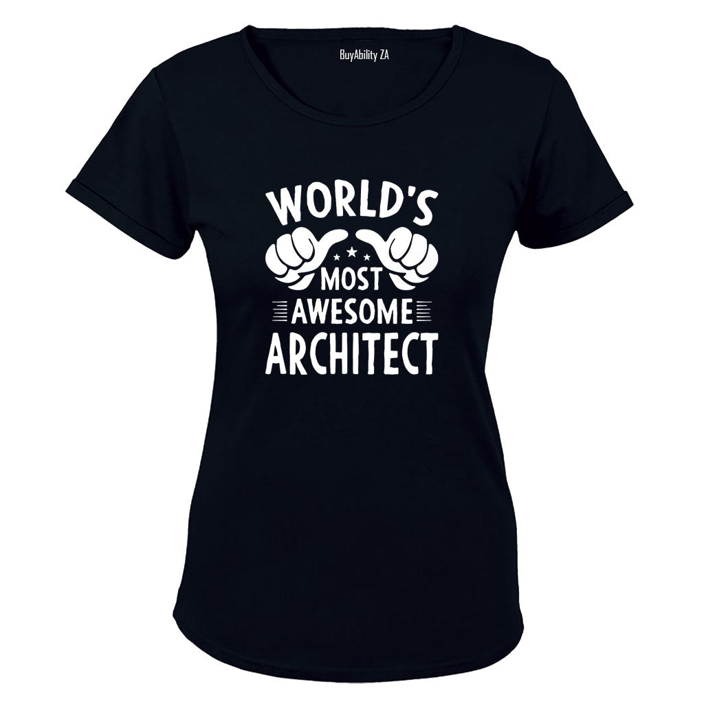 Most Awesome Architect - Ladies - T-Shirt