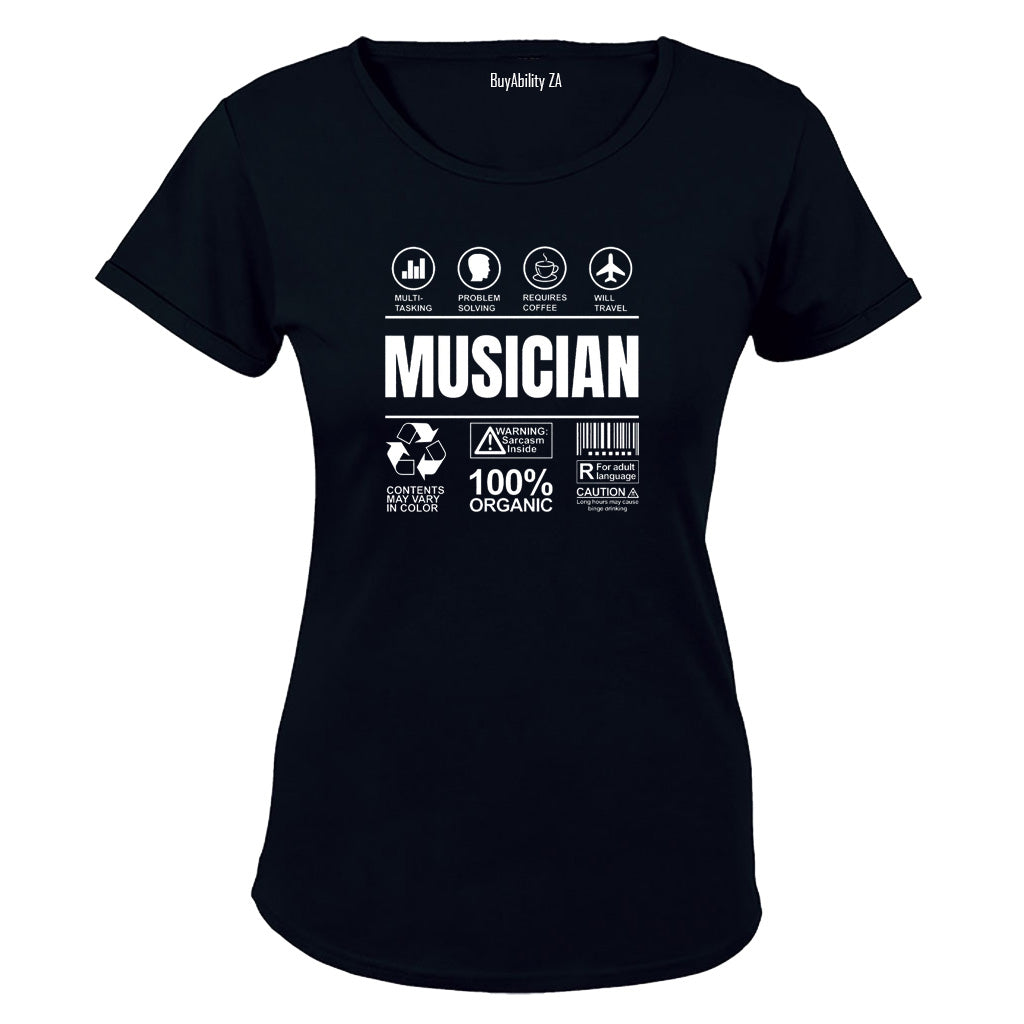 Musician Label - Ladies - T-Shirt - BuyAbility South Africa
