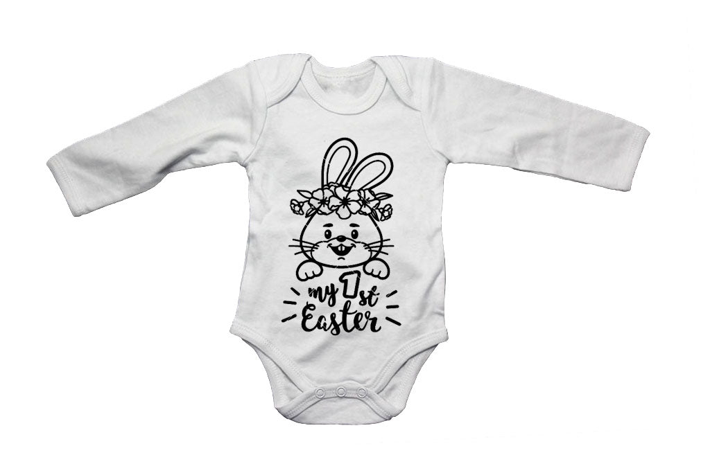 My 1st Easter - Floral Bunny - Baby Grow