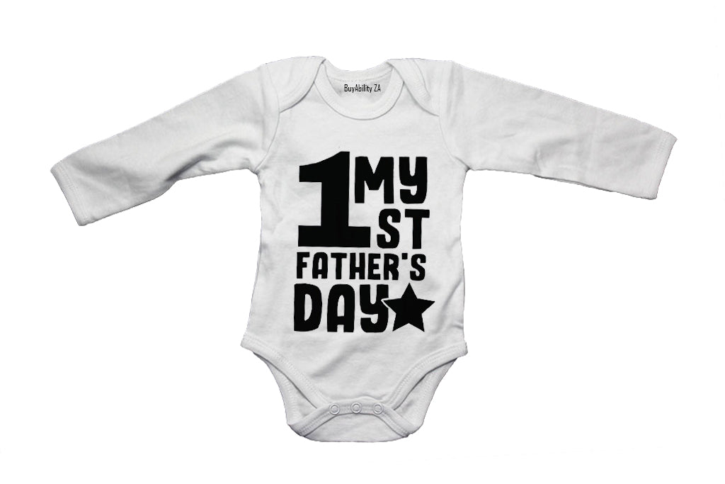 My 1st Fathers Day - BOLD - Baby Grow