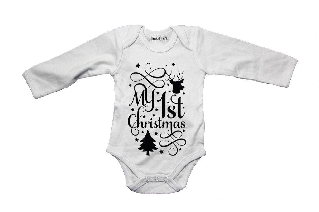 My 1st Christmas - Tree & Reindeer - Baby Grow