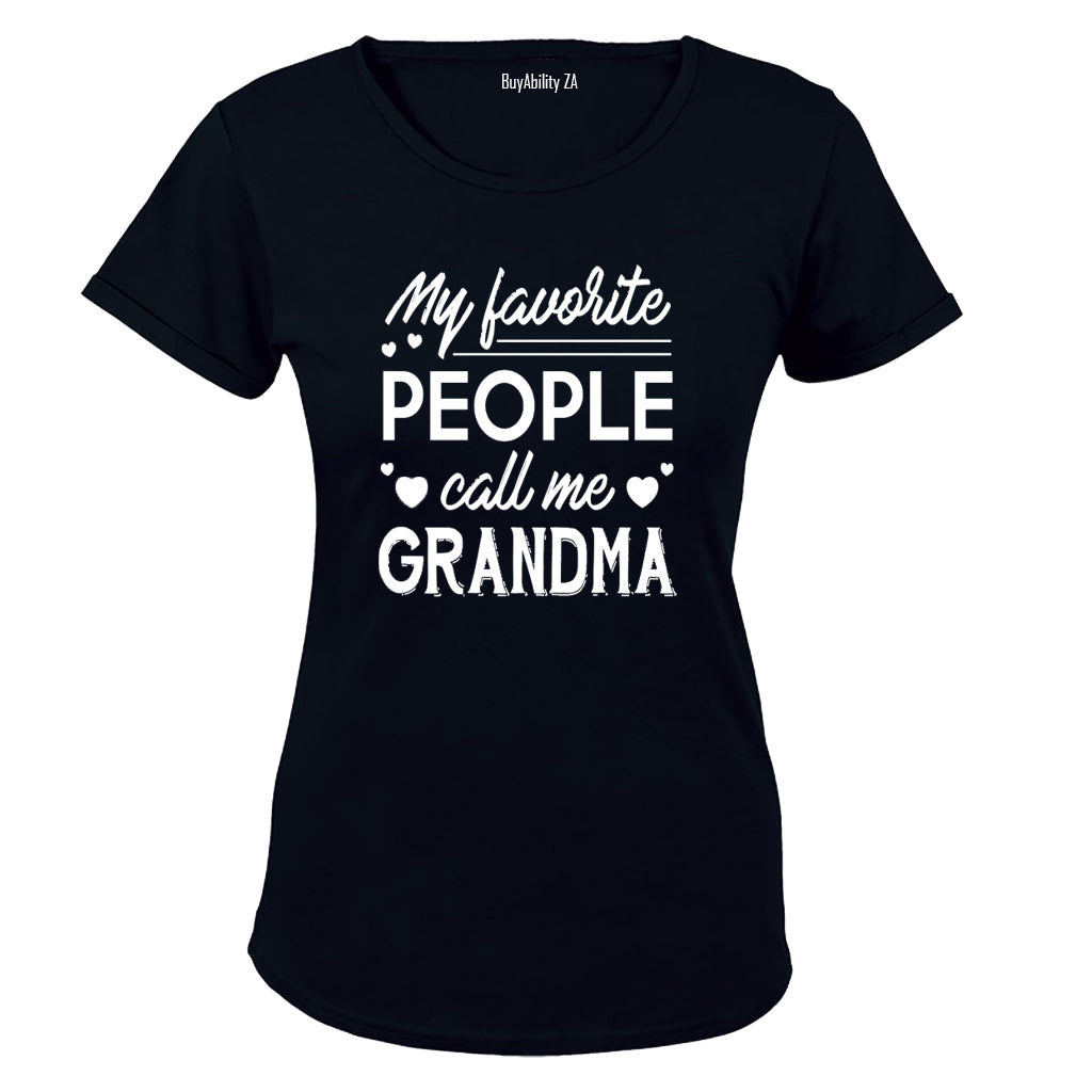My Favorite People Call Me Grandma - Ladies - T-Shirt