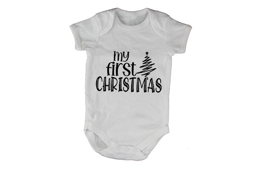 My First Christmas - Tree Sketch - Baby Grow - BuyAbility South Africa