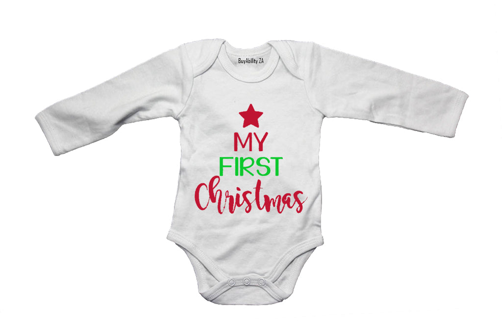 My First Christmas - Tree Design - Baby Grow