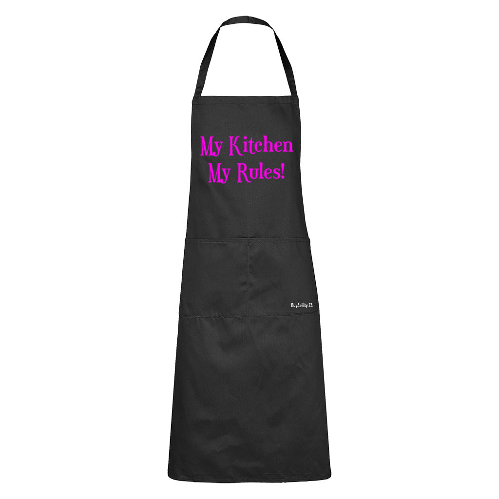 My Kitchen, My Rules - Pink - Apron