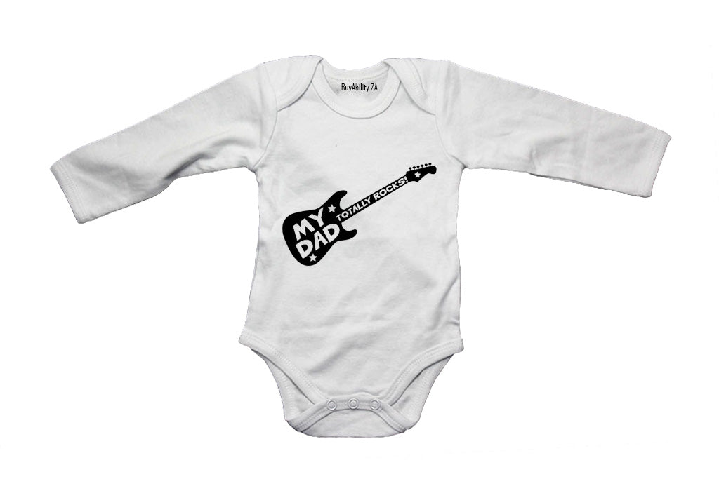 My Dad Totally Rocks! - Baby Grow