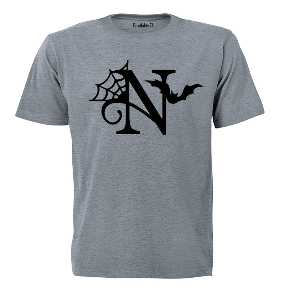 N - Halloween Spiderweb - Kids T-Shirt