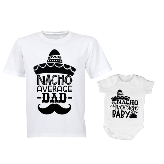 Nacho Average Dad & Baby - Daddy | Baby Grow