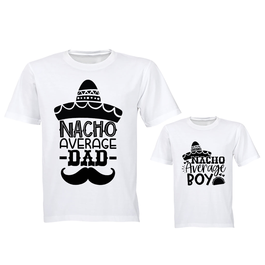 Nacho Average Dad & Son - Family Tees - Dad | Young Child