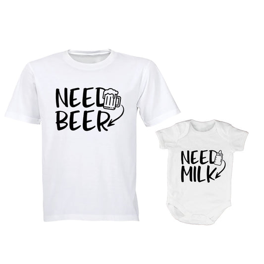 Need Beer. Need Milk - Daddy | Baby Grow