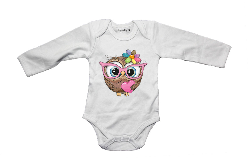Nerdy Love Owl - Baby Grow