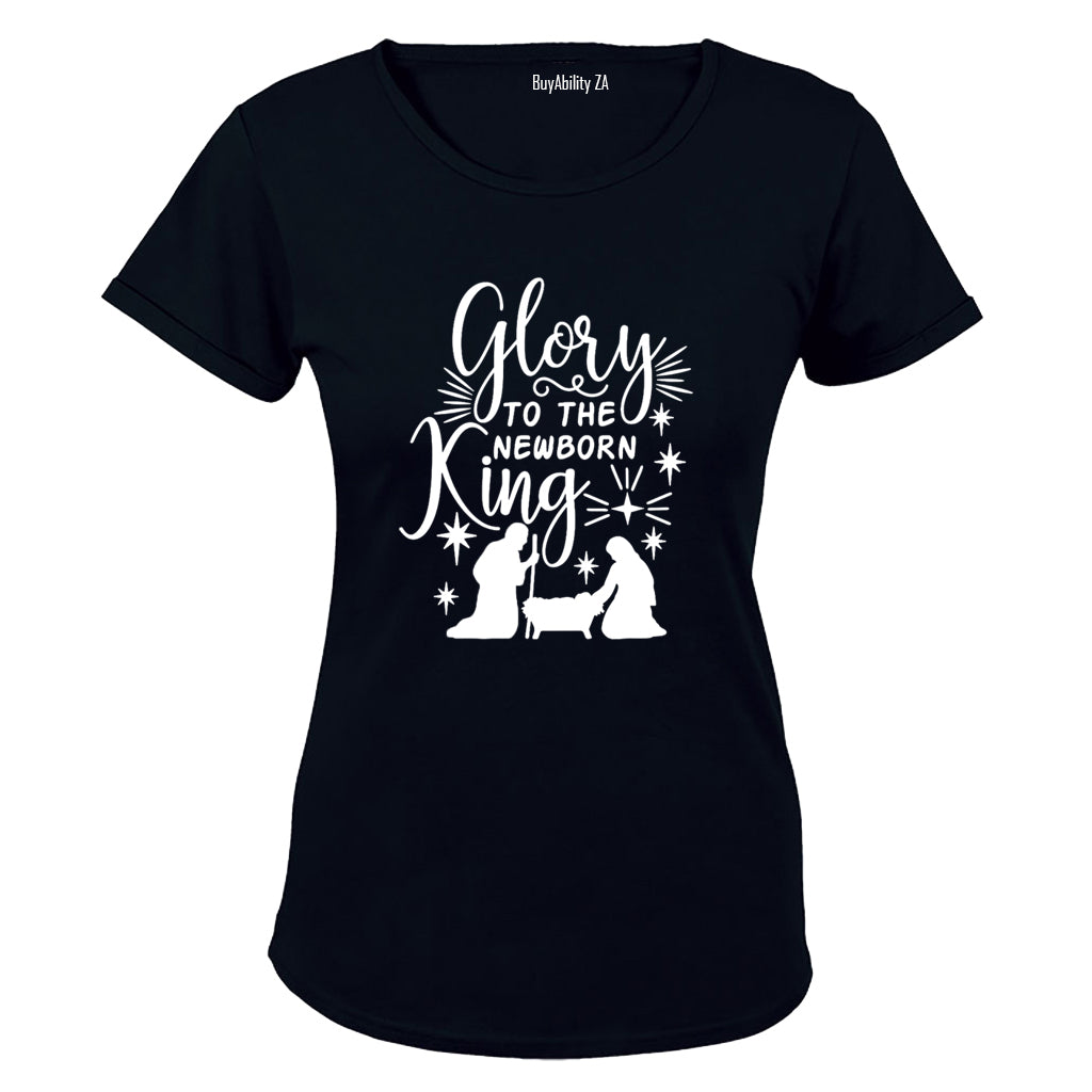 Newborn King - Christmas - Ladies - T-Shirt