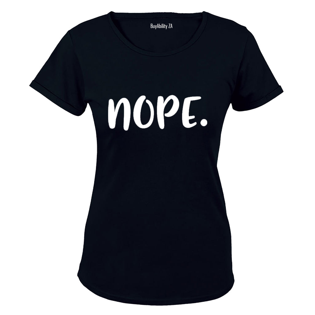 Nope. - Ladies - T-Shirt