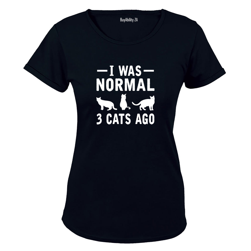 Normal 3 Cats Ago - Ladies - T-Shirt - BuyAbility South Africa