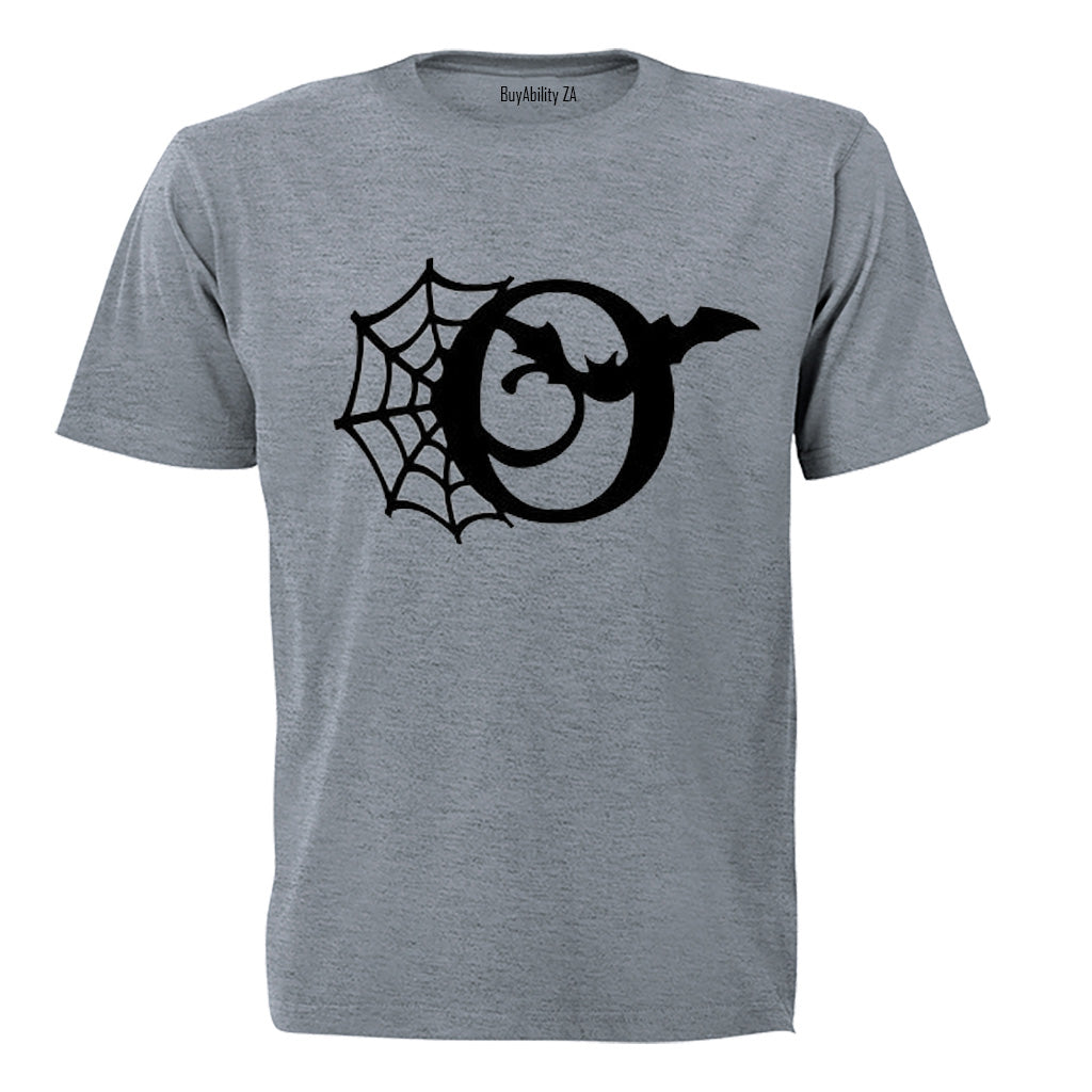 O - Halloween Spiderweb - Kids T-Shirt